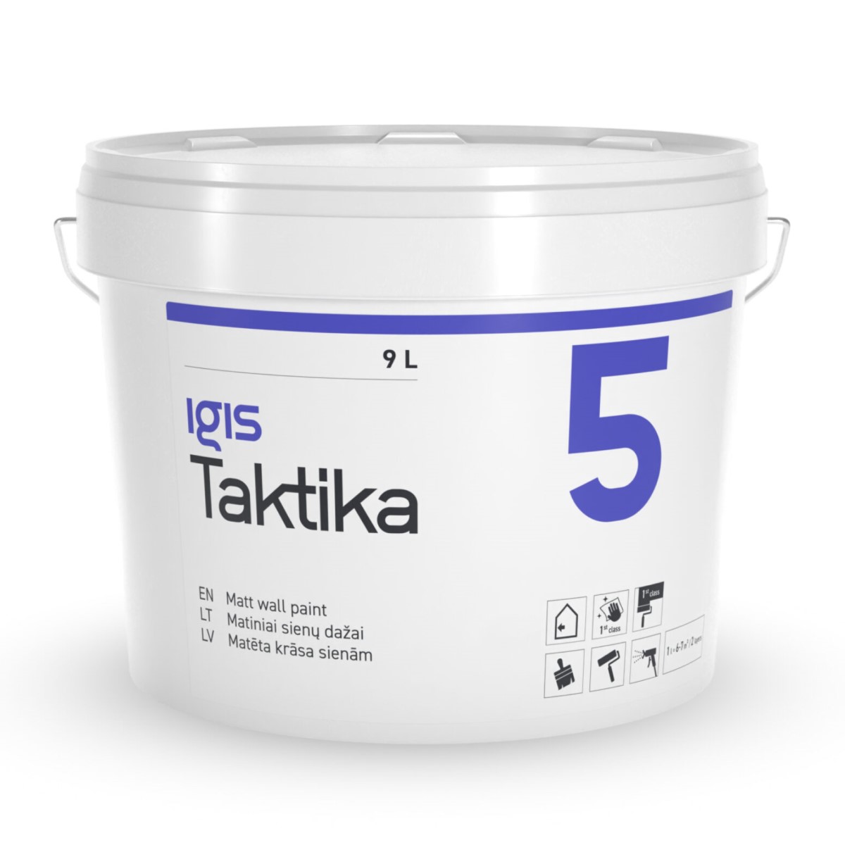 IGIS Taktika 5 Matēta krāsa sienām