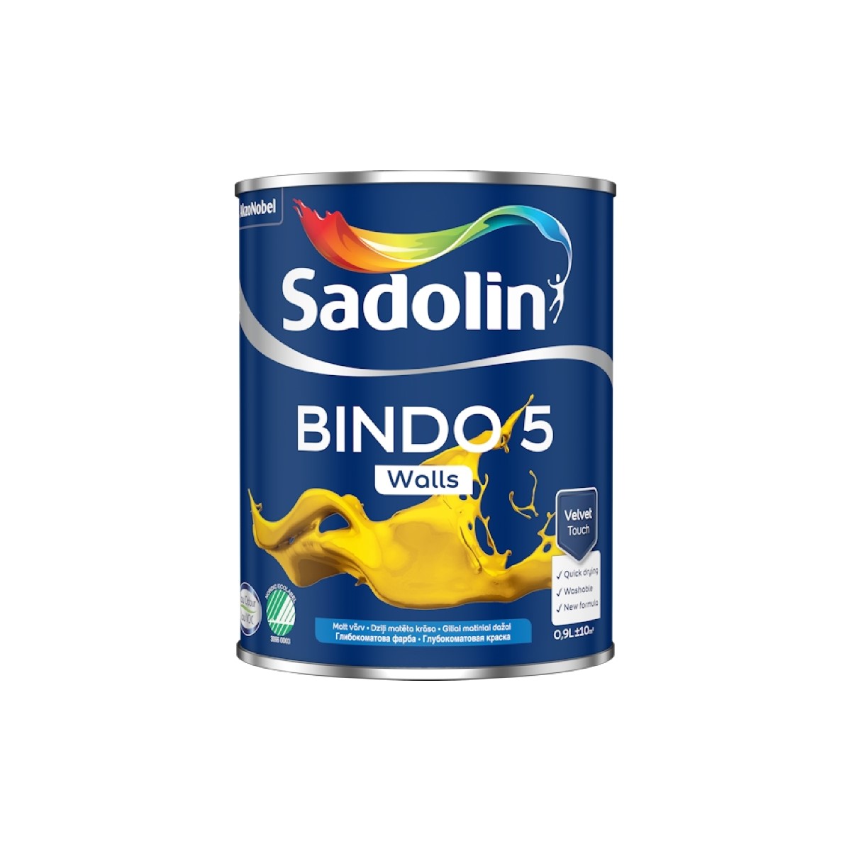 Sadolin Bindo 5 Dziļi matēta krāsa sienām