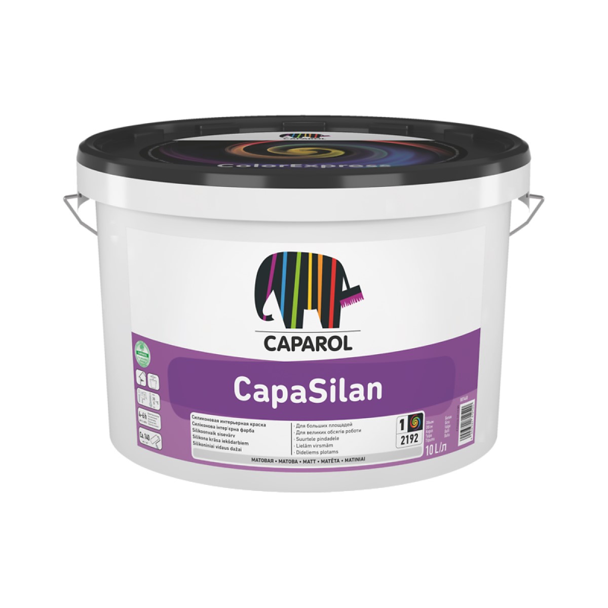 Caparol CapaSilan Krāsa iekšdarbiem ar palēlinātu žušanu, dziļi matēta