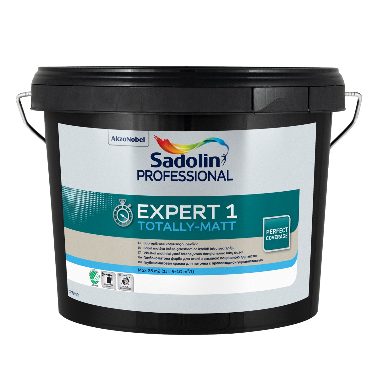 Sadolin Professional Expert 1 BW Griestu krāsa, stipri matēta