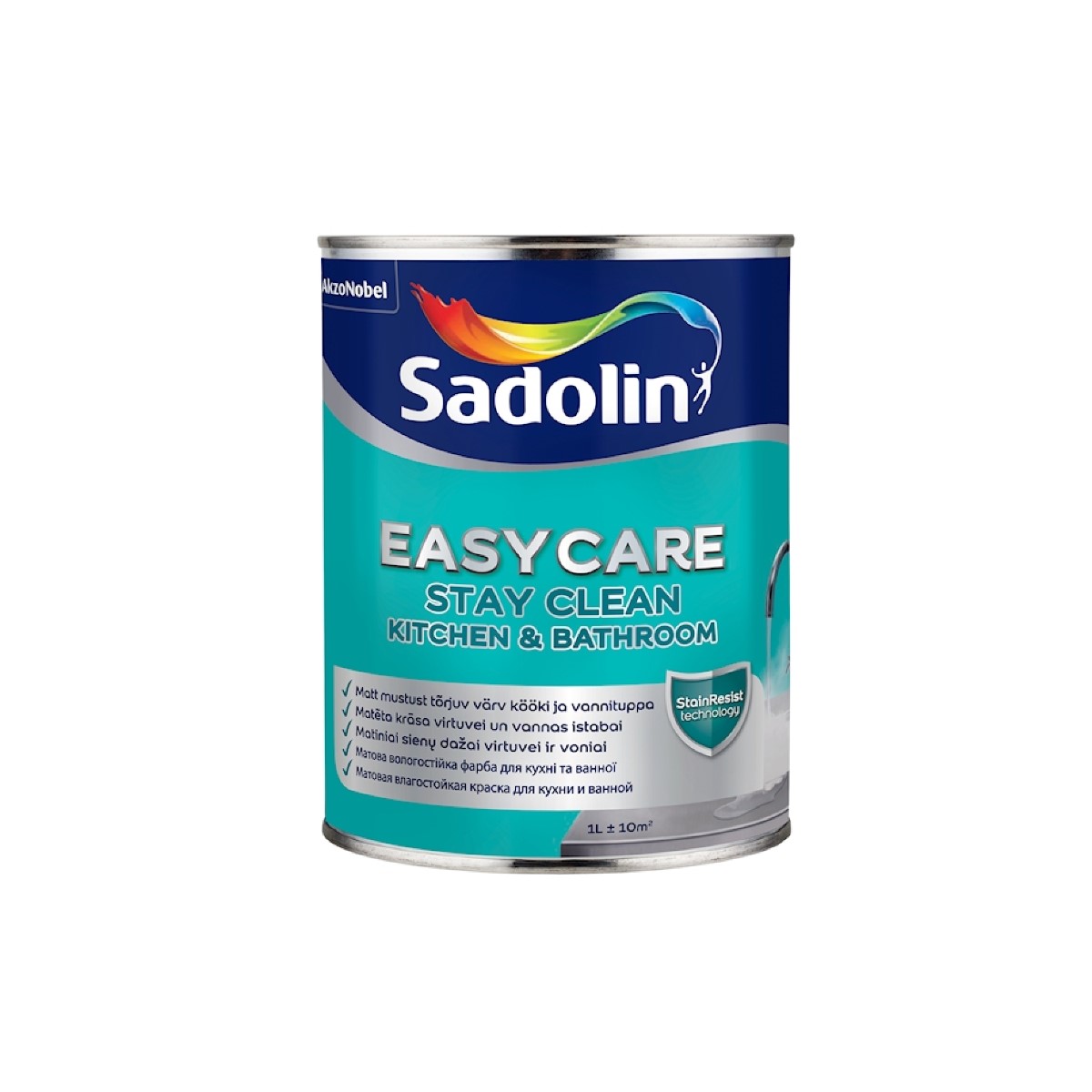 Sadolin Easycare Kitchen & Bathroom Krāsa sienām virtuvē un vannas istabā