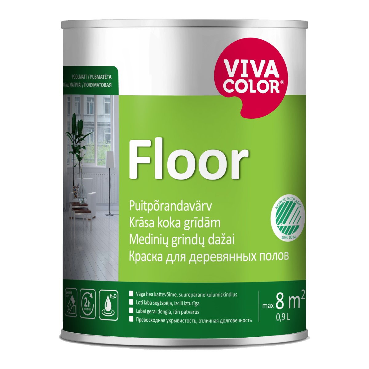 Vivacolor Floor Krāsa koka grīdām
