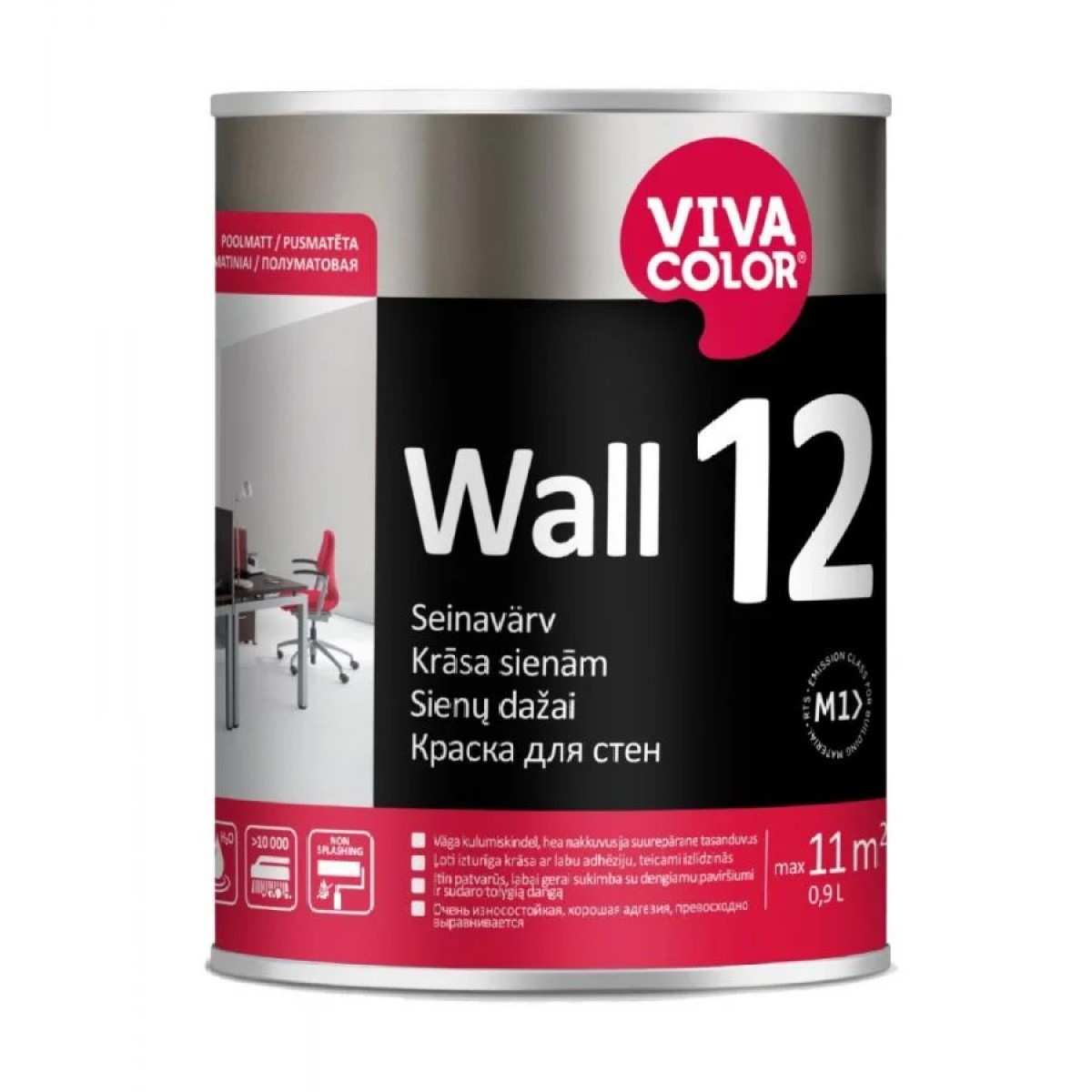 Vivacolor Wall 12 A Sienas krāsa