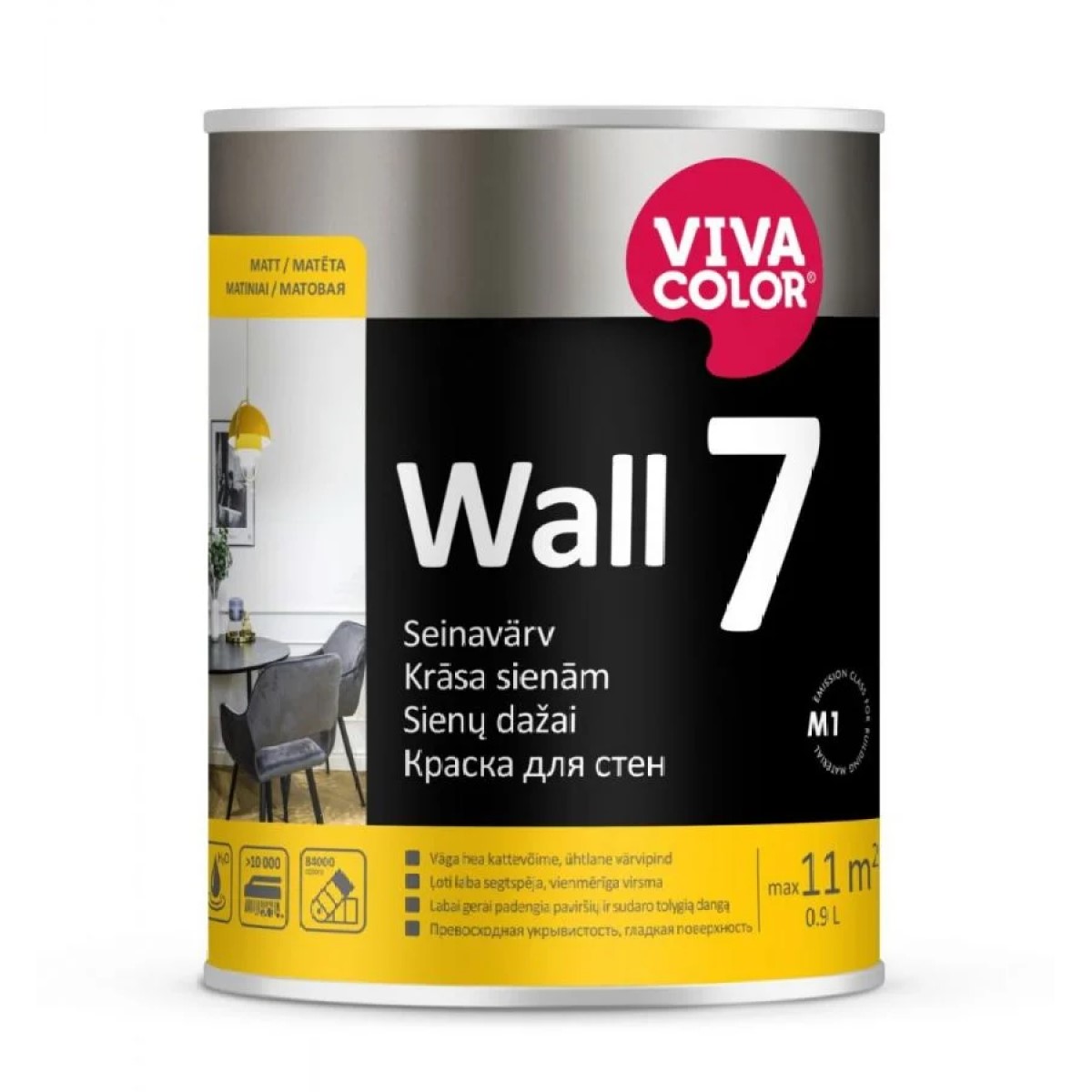 Vivacolor Wall 7 A Sienas krāsa