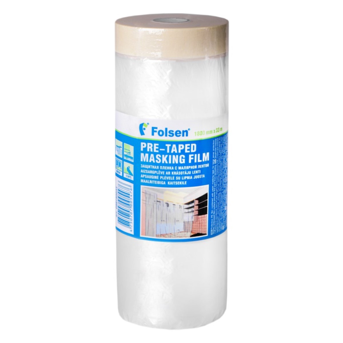 Защитная плёнка + малярная лента