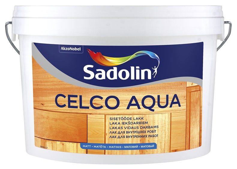 Sadolin Celco Aqua Laka iekšdarbiem, matēta 10, 2.5L 