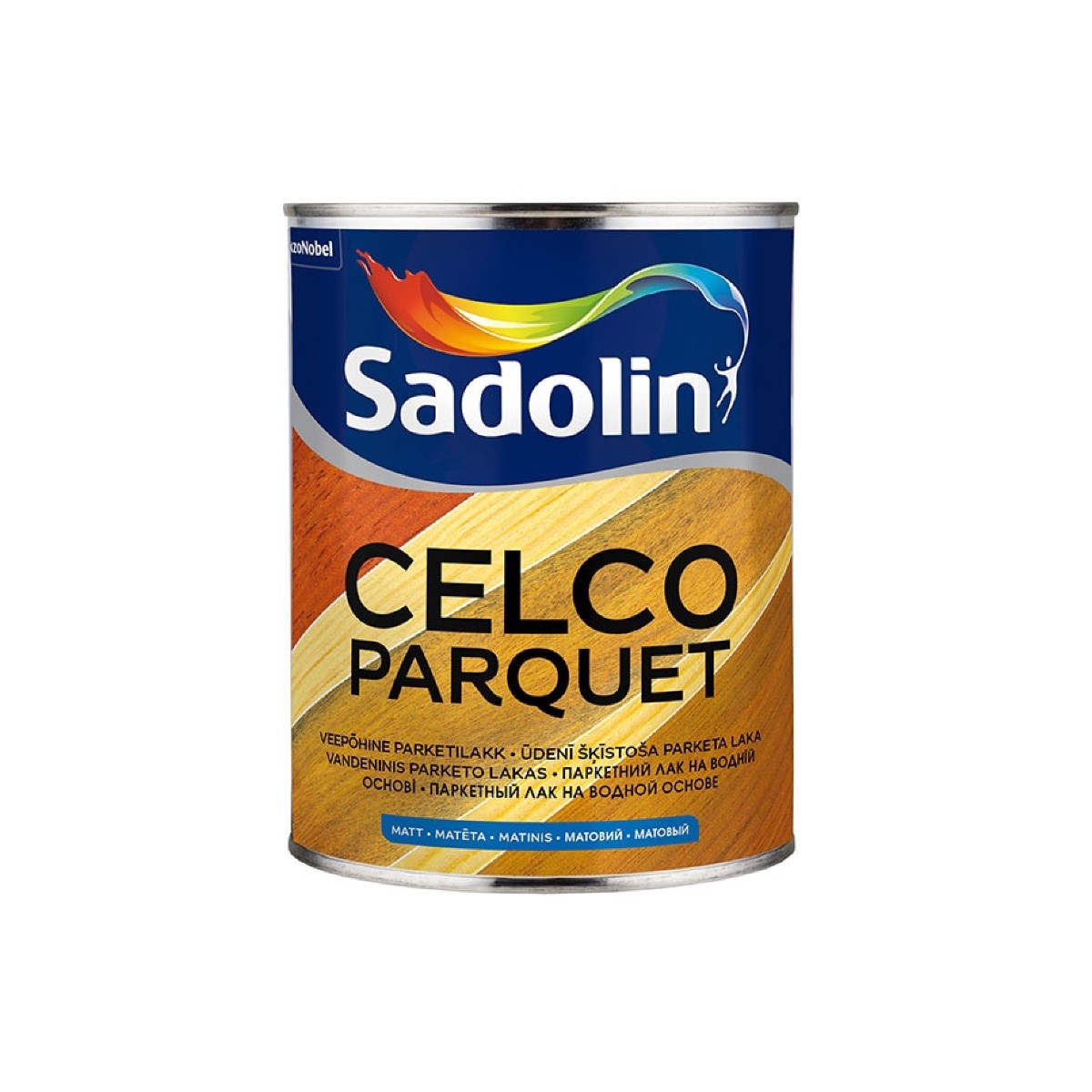 Sadolin Celco Parquet Matēta grīdas laka uz ūdens bāzes 1L