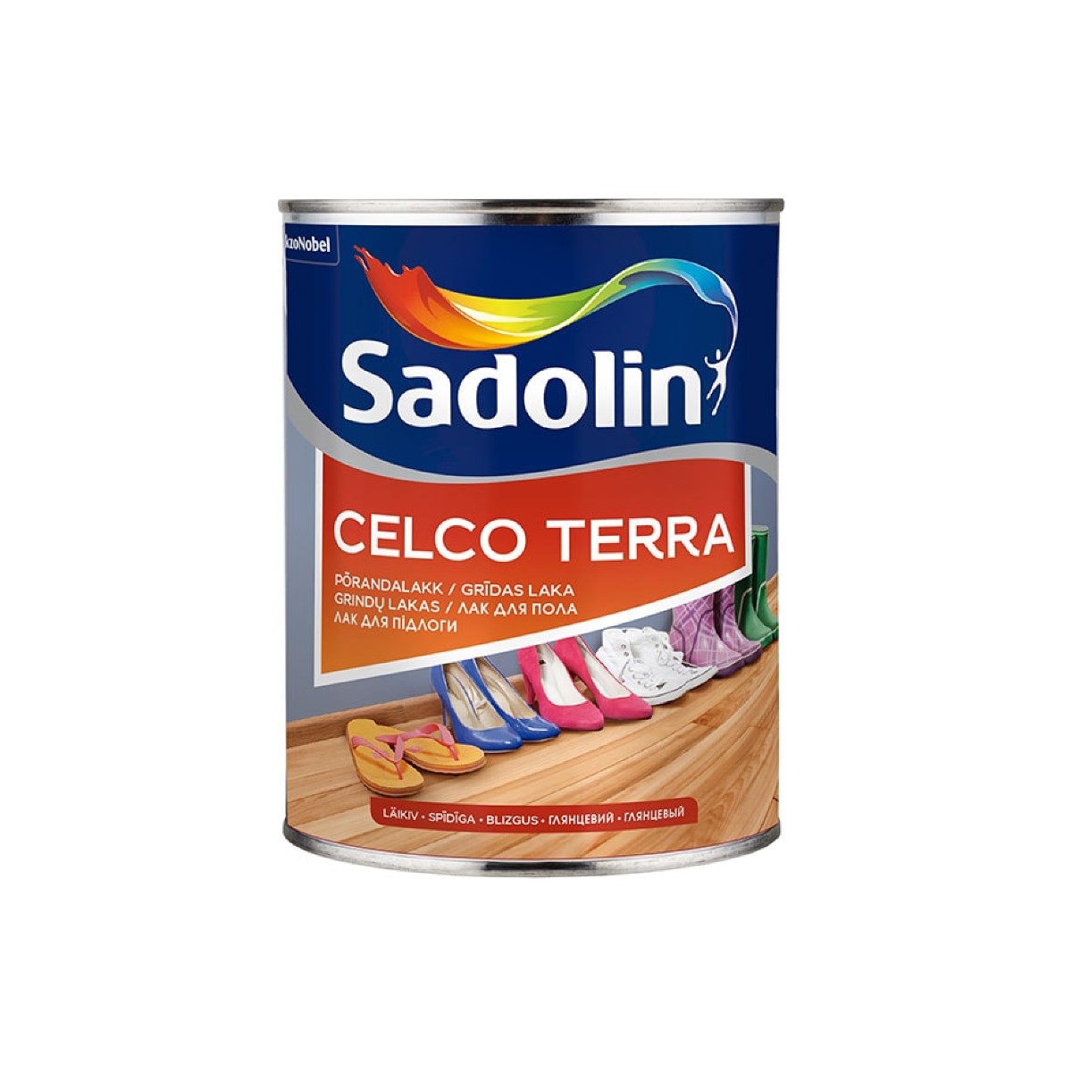 Sadolin Celco Terra Глянцевый лак для деревянного пола 1L