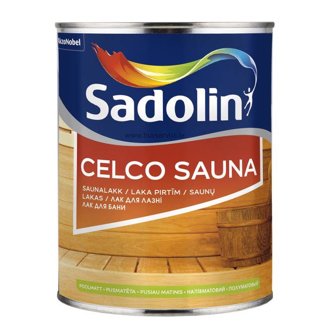 Sadolin CELCO SAUNA pusmatēts 20, 1 L