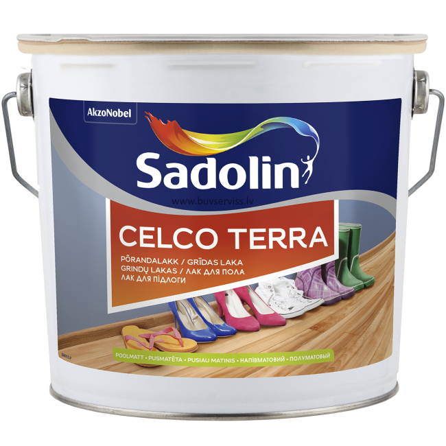 Sadolin Celco Terra Grīdas laka, pusmatēta 20, 2.5L