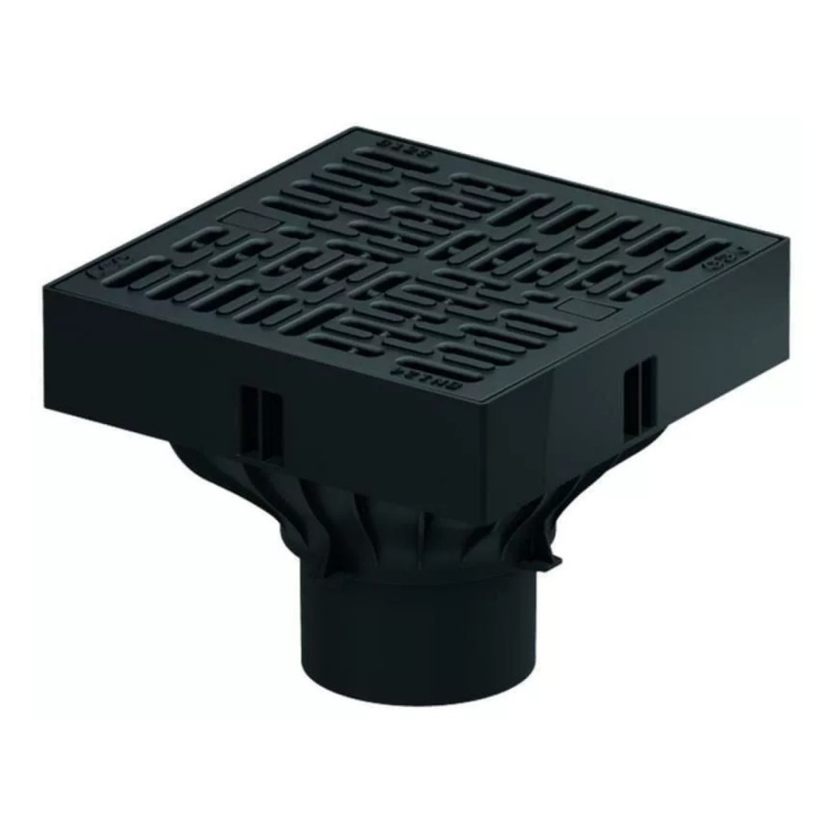 Aco Self XtraPoint Трап с решеткой, B125 Aco Self XtraPoint Traps ar plastmasas režģi, B125, 250x250x200mm