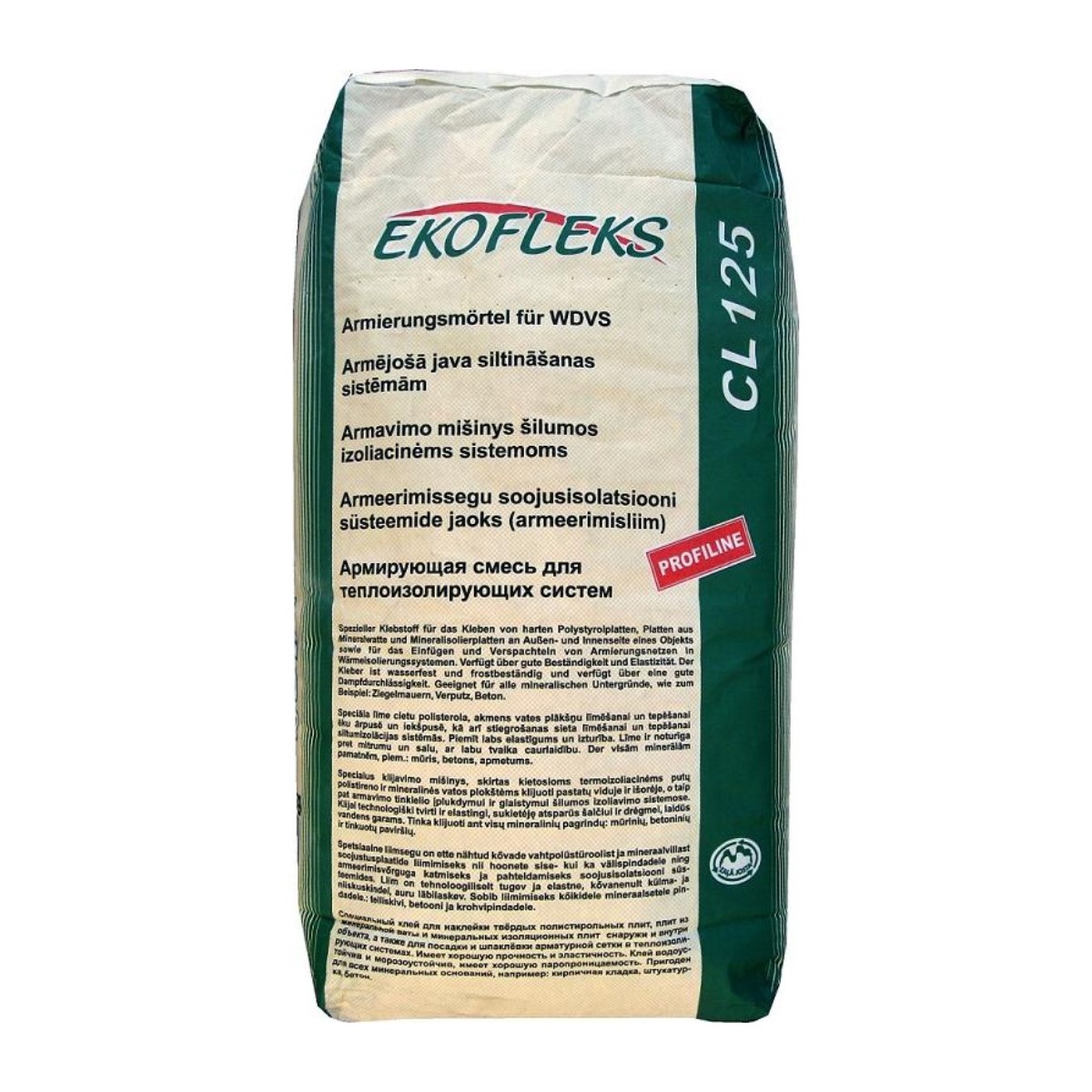 Ekofleks CL125 Armējošā java siltināšanas sistēmām , 25kg