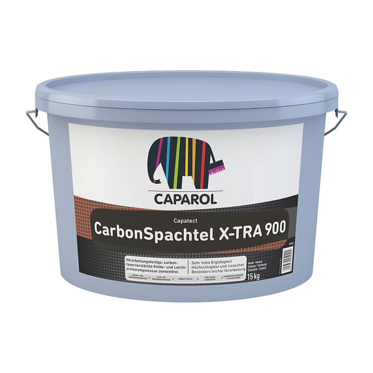 Caparol Capatect CarbonSpachtel X-TRA 900 Oglekļa šķiedras stiprināta un iestrādei gatava siltumizolācijas plākšņu armēšanas un līmēšanas java 15kg