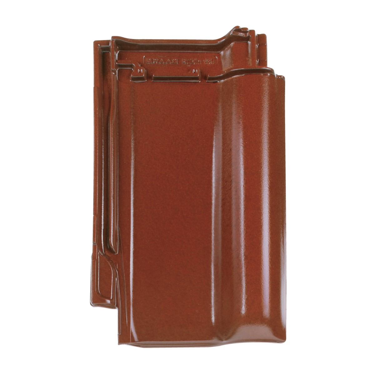 Monier Rubin 13V Māla rindu dakstiņš, glazēts, kastaņbrūns