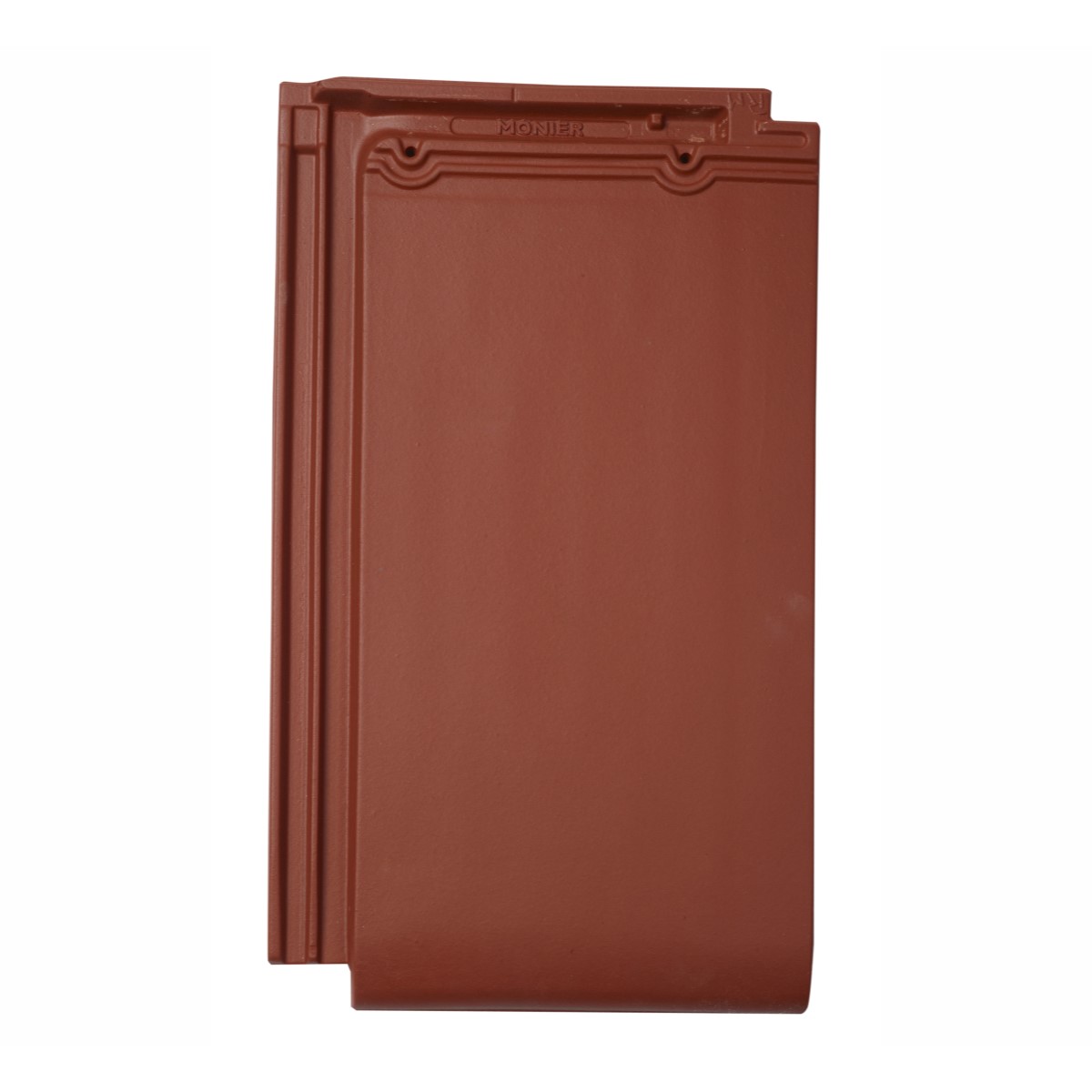 Monier Turmalin Māla rindu dakstiņš, angobēts, sarkans