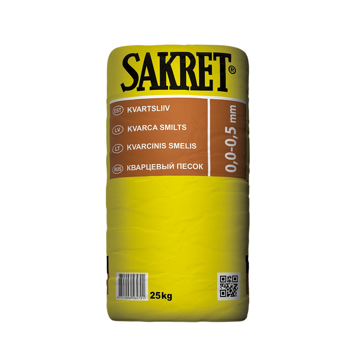 Sakret QS Kvarca smiltis 0-0.5mm, 25kg