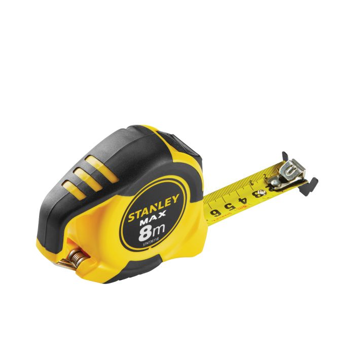 Mērlenta MAX (NEW) ar magnētu 8m Stanley STHT0-36118
