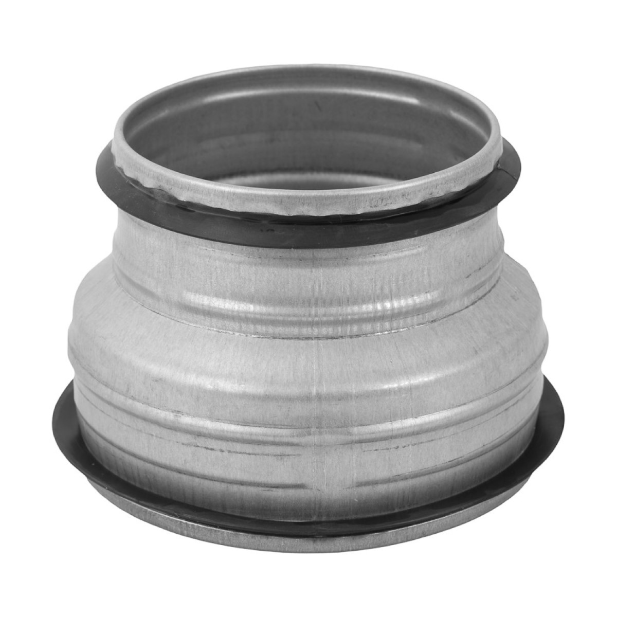 Europlast Переходник металлический, с резинками, прессованный 200-100mm