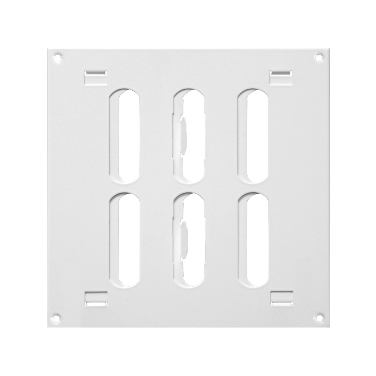 Europlast Reste metāla regulējama 150x150mm, balta