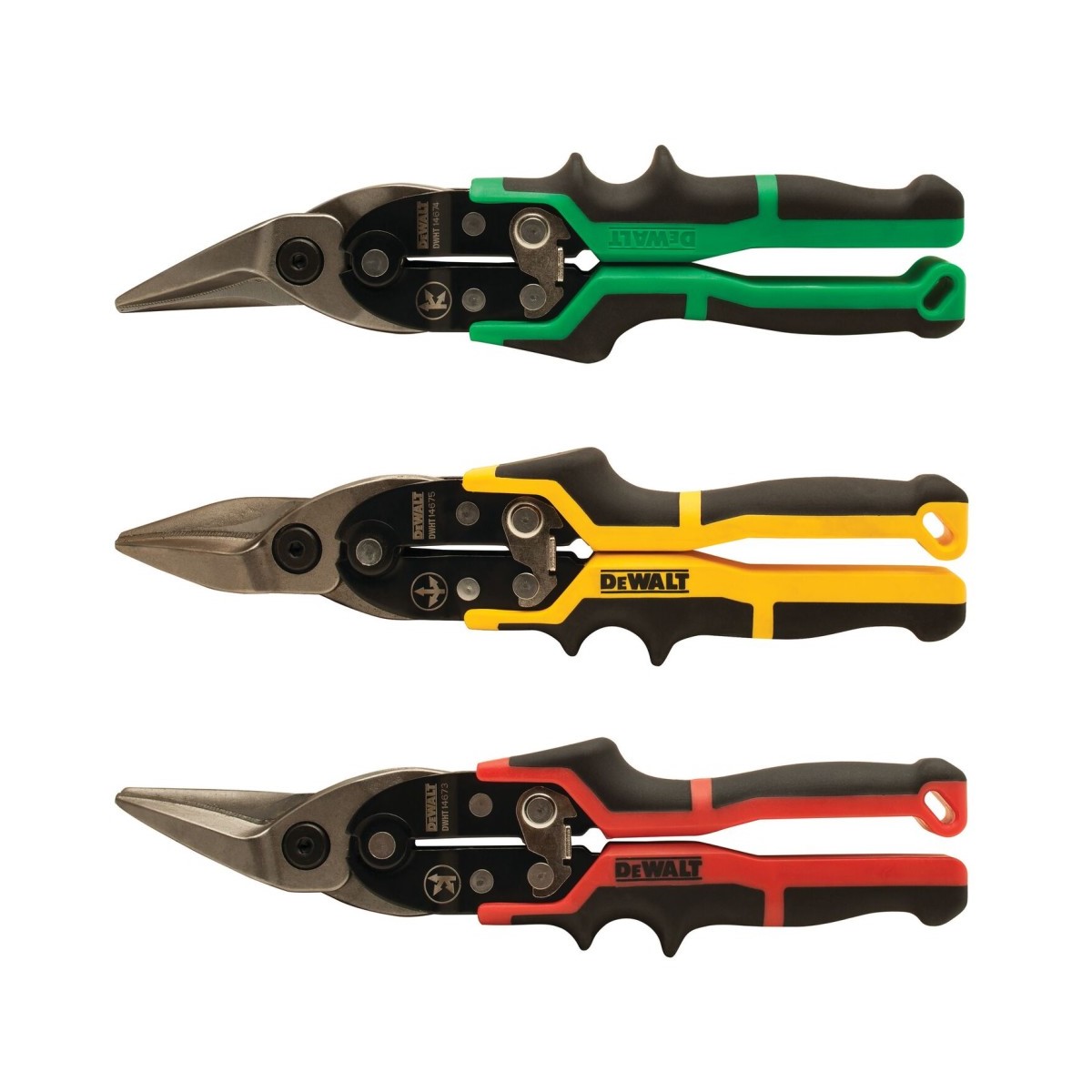 DeWalt Эргономичные ножницы по металлу (3 шт.) DWHT14676-0