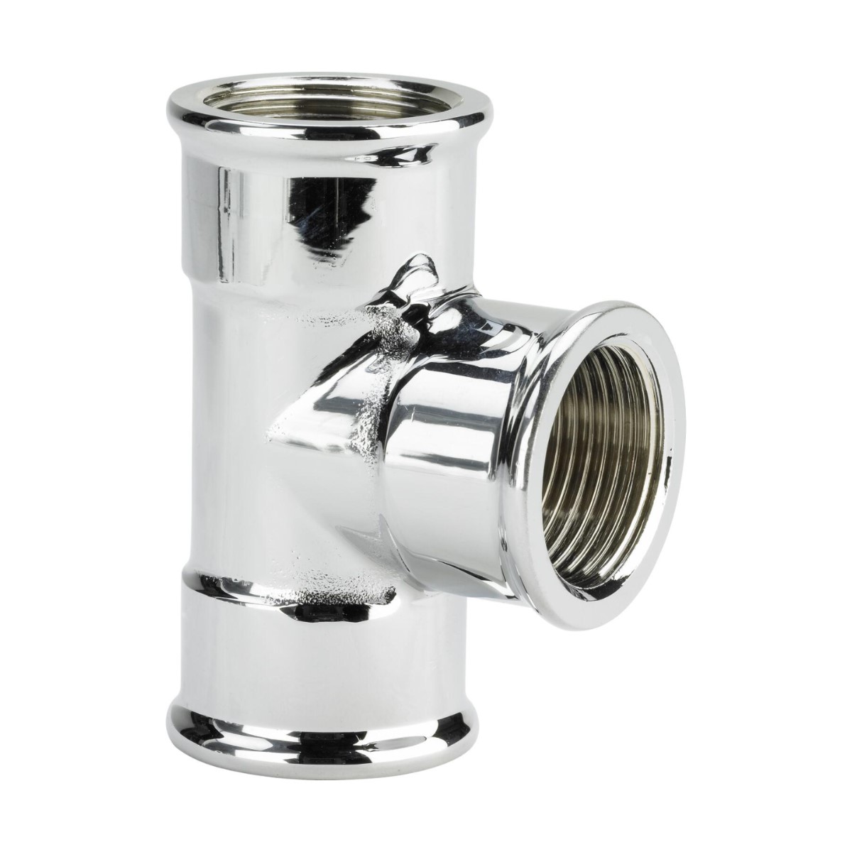 Viega Trejgabals, iekšējā vītne, hromēts misiņš