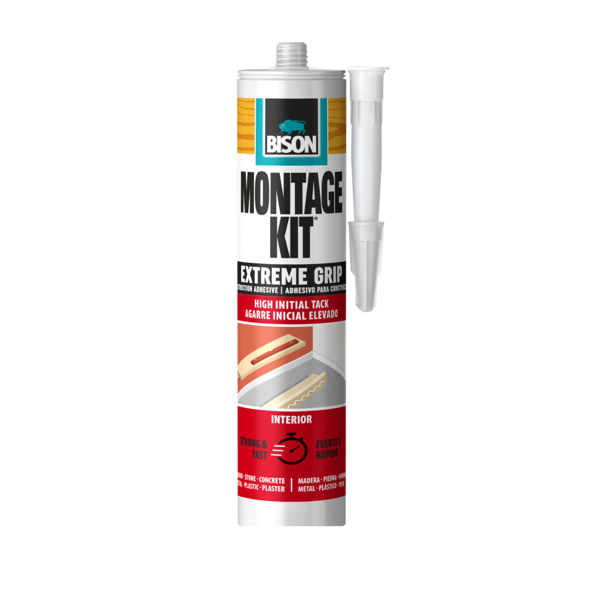 Bison Монтажный клей Extreme Grip Bison Montāžās līme Extreme Grip, 350g