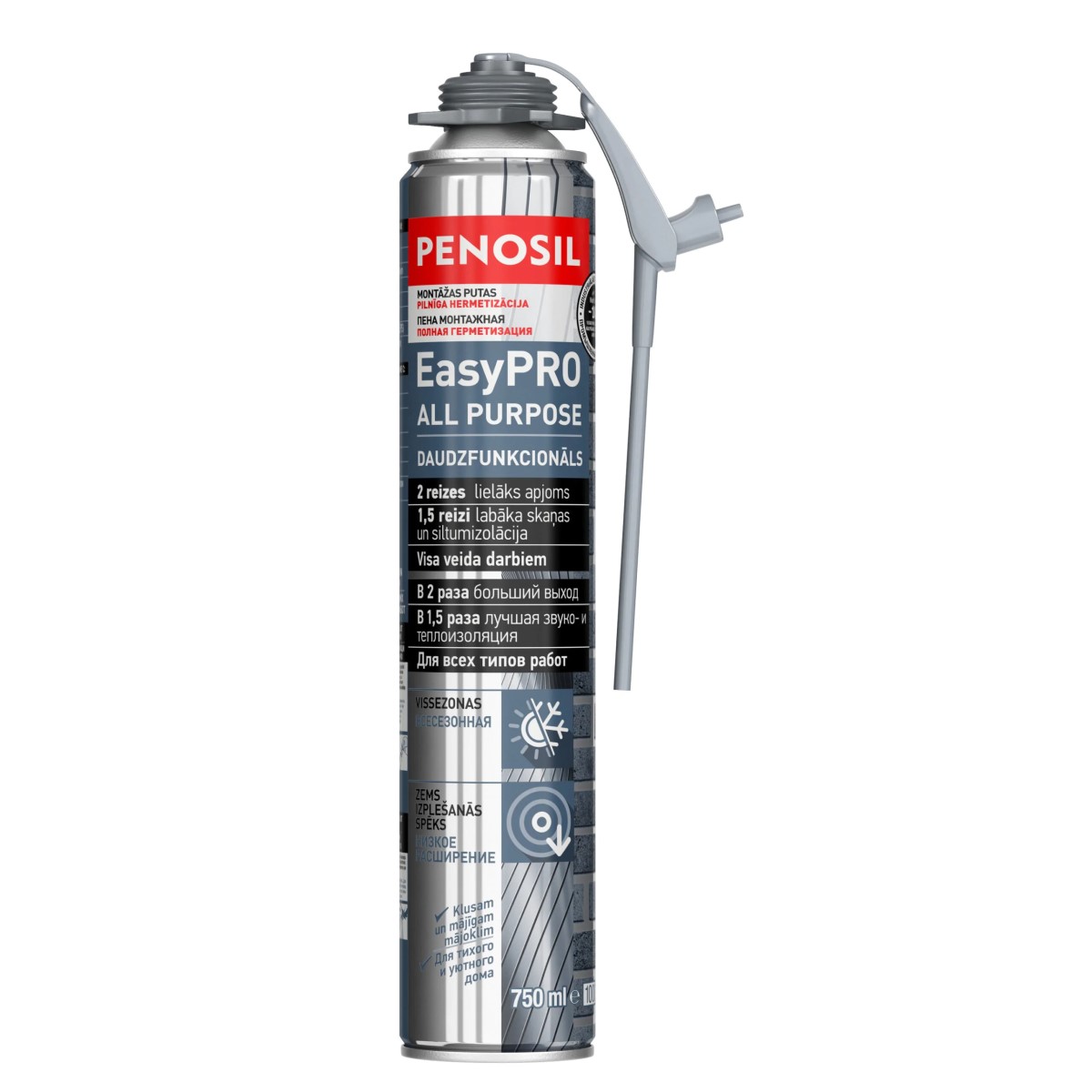 Penosil EasyPRO All Purpose Poliuretāna putas ar unikālu aplikatoru