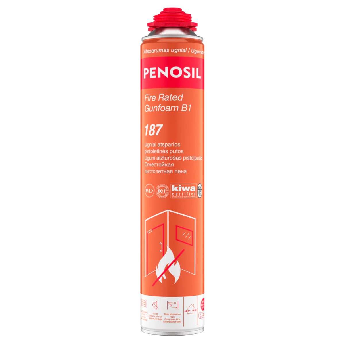 Penosil Fire Rated Gunfoam B1 187 Profesionālas ugunsdrošas putas