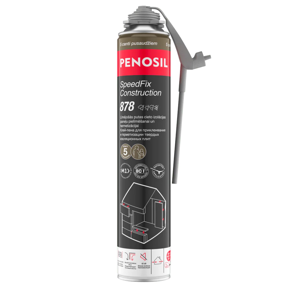 Penosil SpeedFix Construction 878 Plaša pielietojuma līmējošās putas