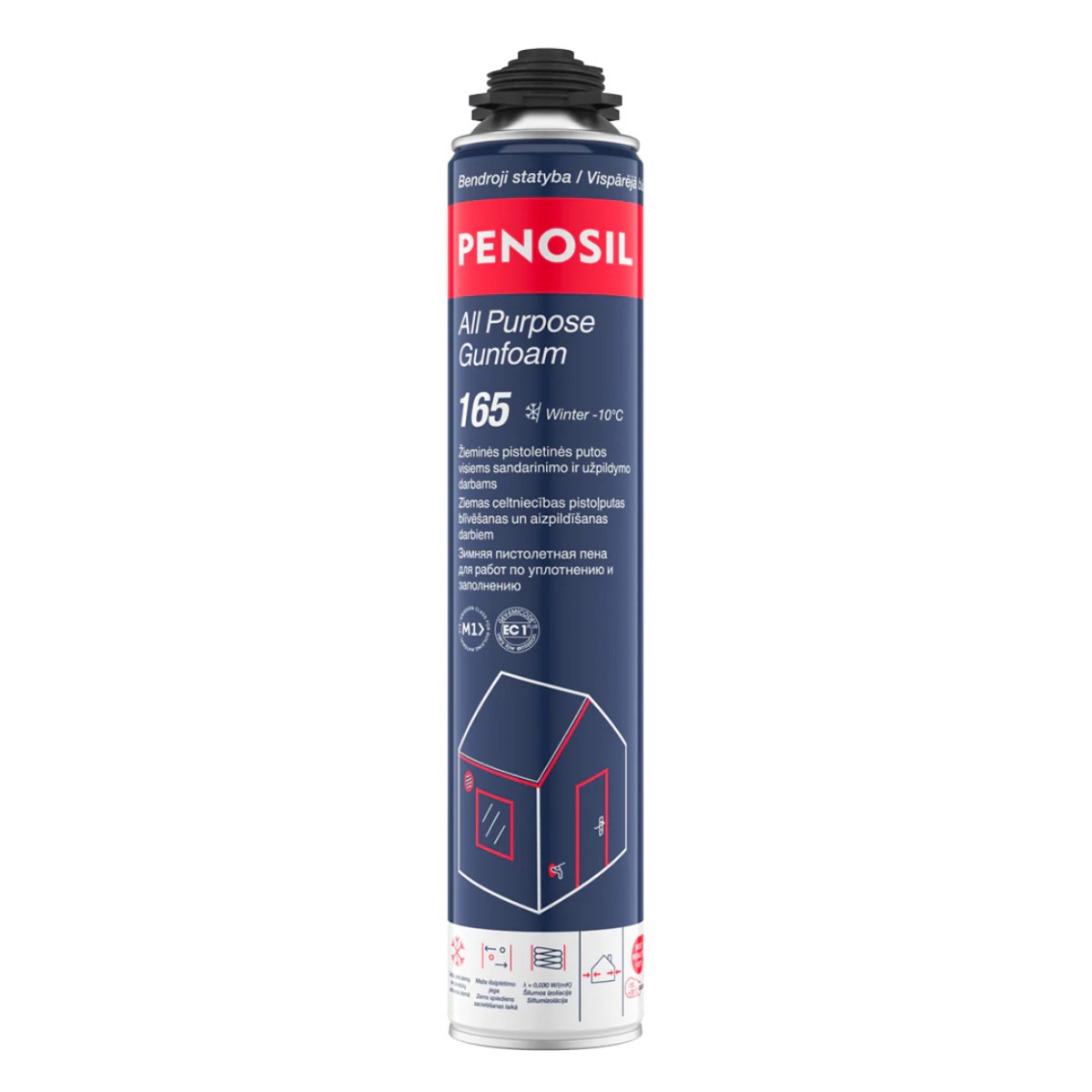 Penosil All Purpose Gunfoam Winter 165 Profesionālas ziemas PU putas