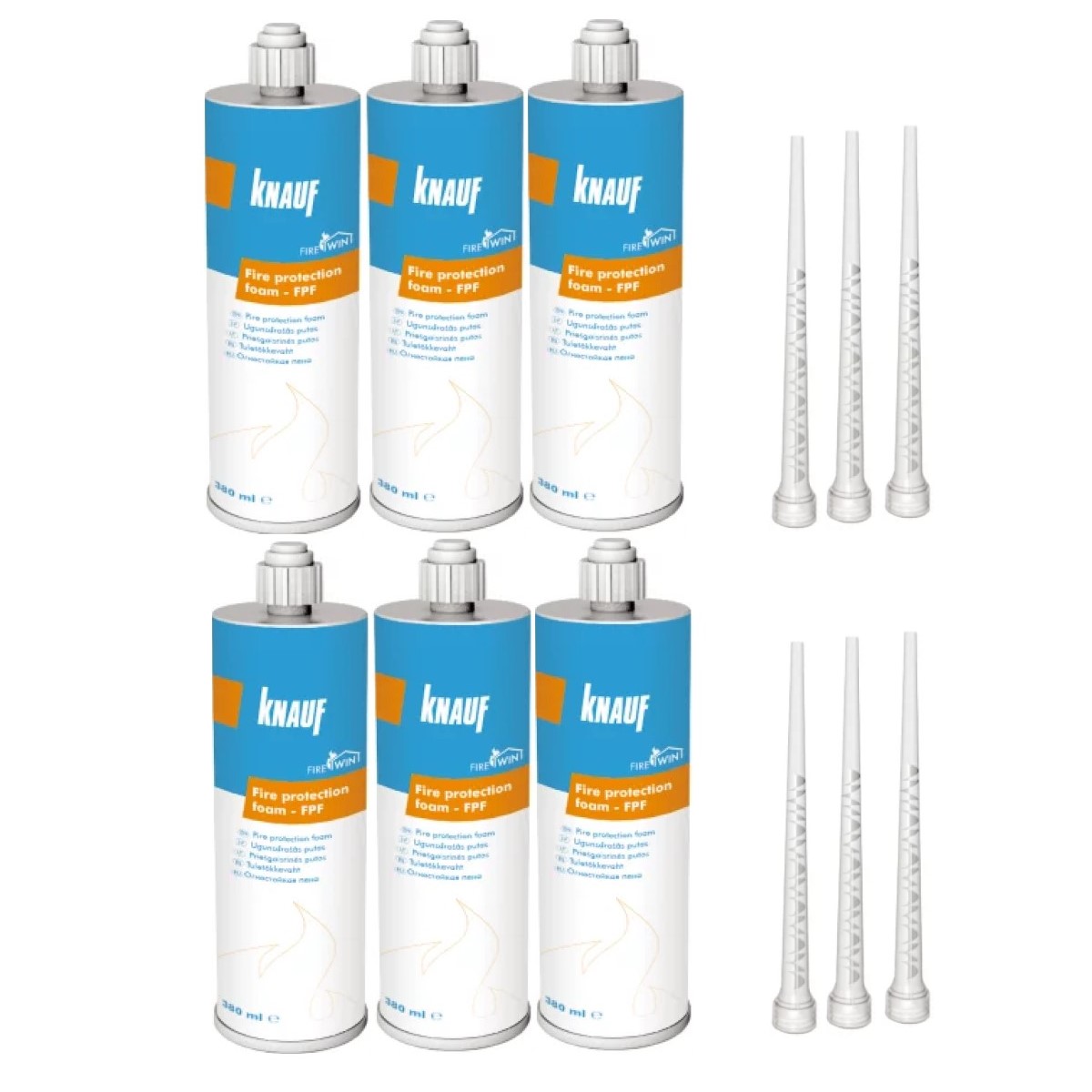 Knauf FPF Fire protection foam Ugunsdrošu putu komplekts