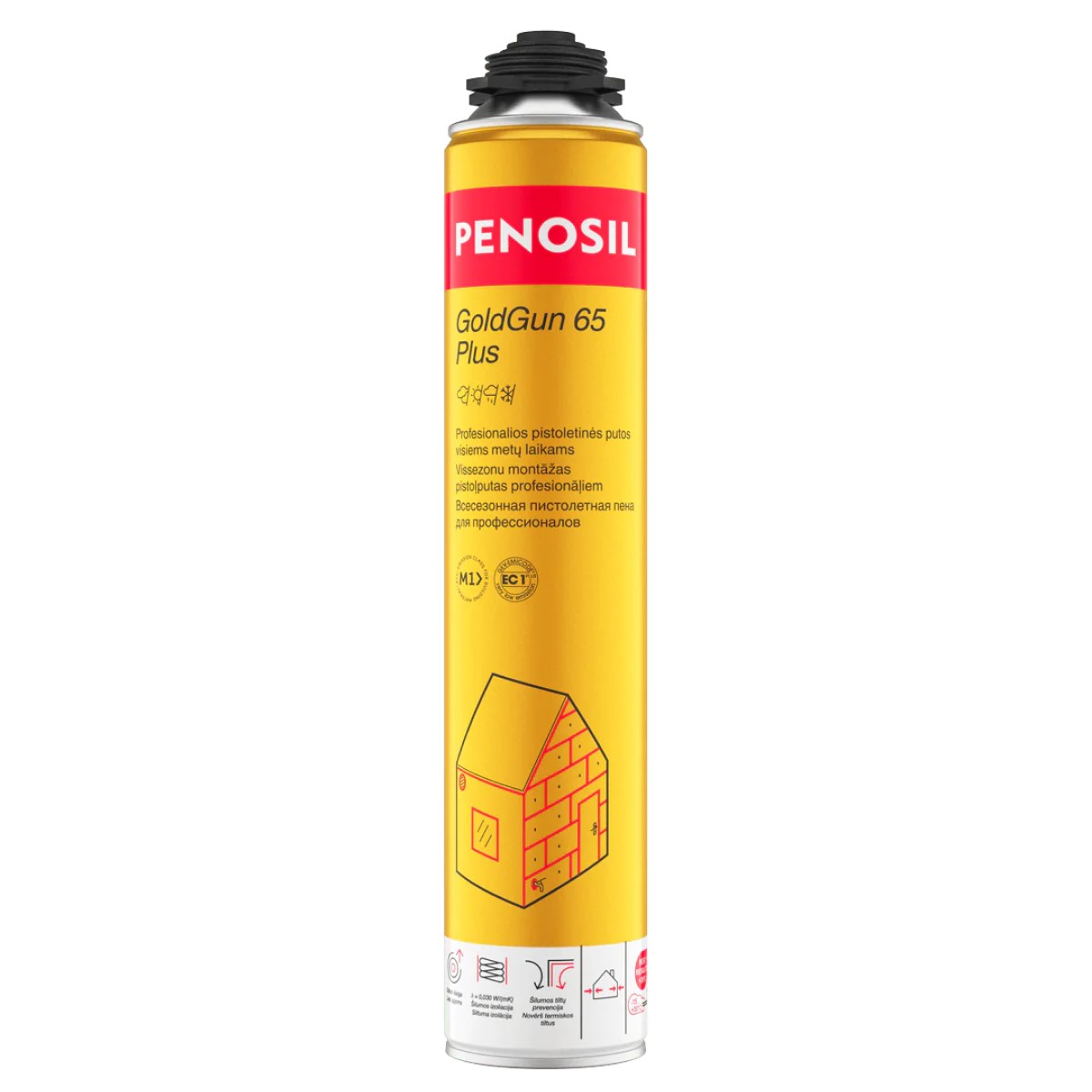 Penosil GoldGun 65 Plus Augstākās kvalitātes poliuretāna putas