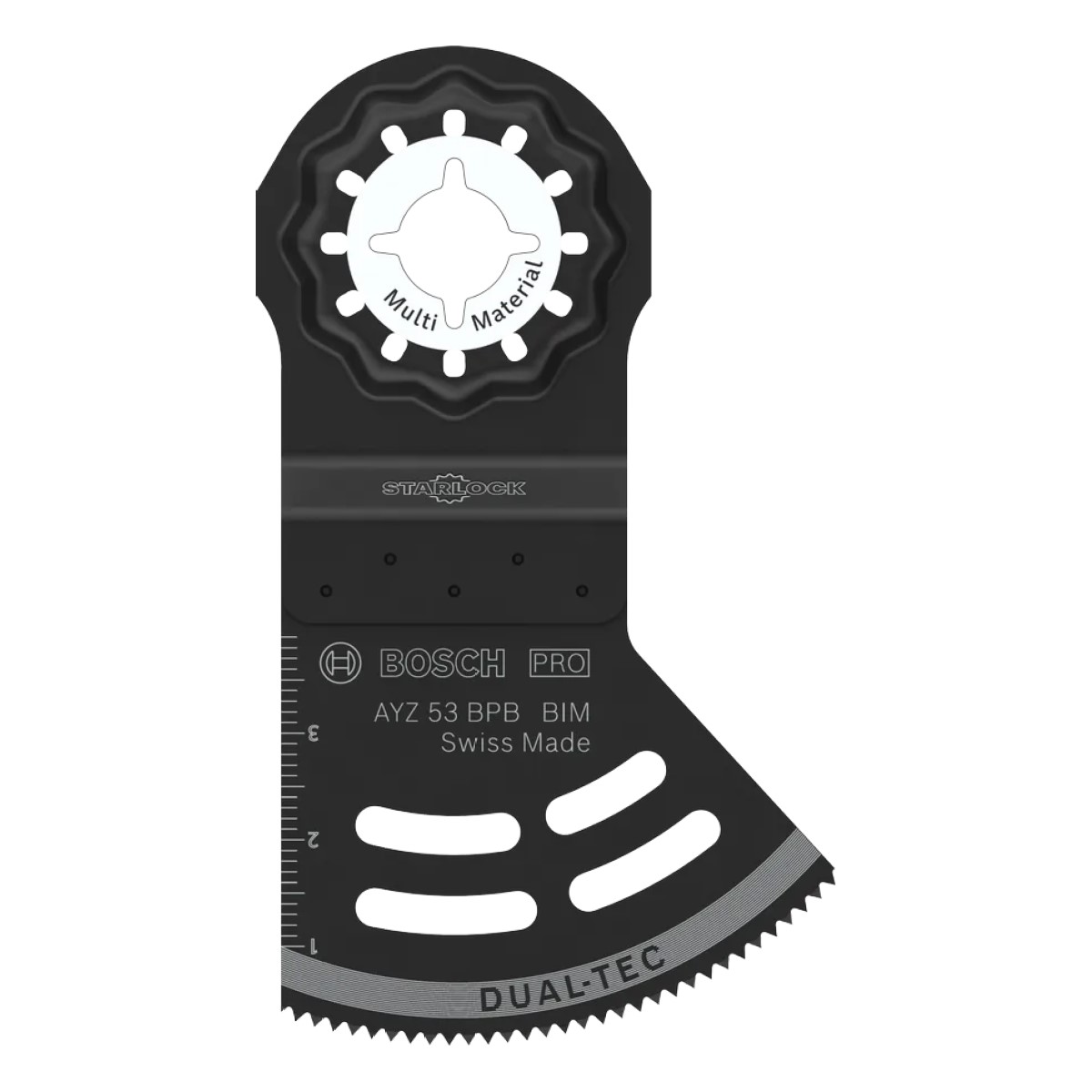 Bosch PRO AYZ 53 BPB Dual-Tec asmens daudzfunkcionālajiem instrumentiem, Starlock, 53x40mm, 2608669114
