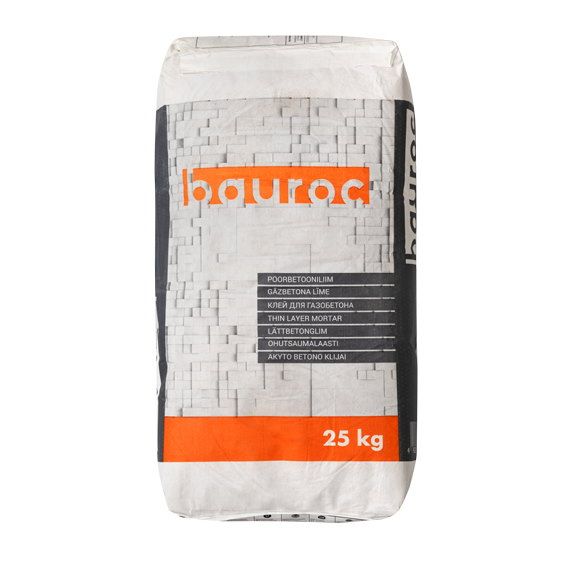 Bauroc Белый клей для блоков , 25kg
