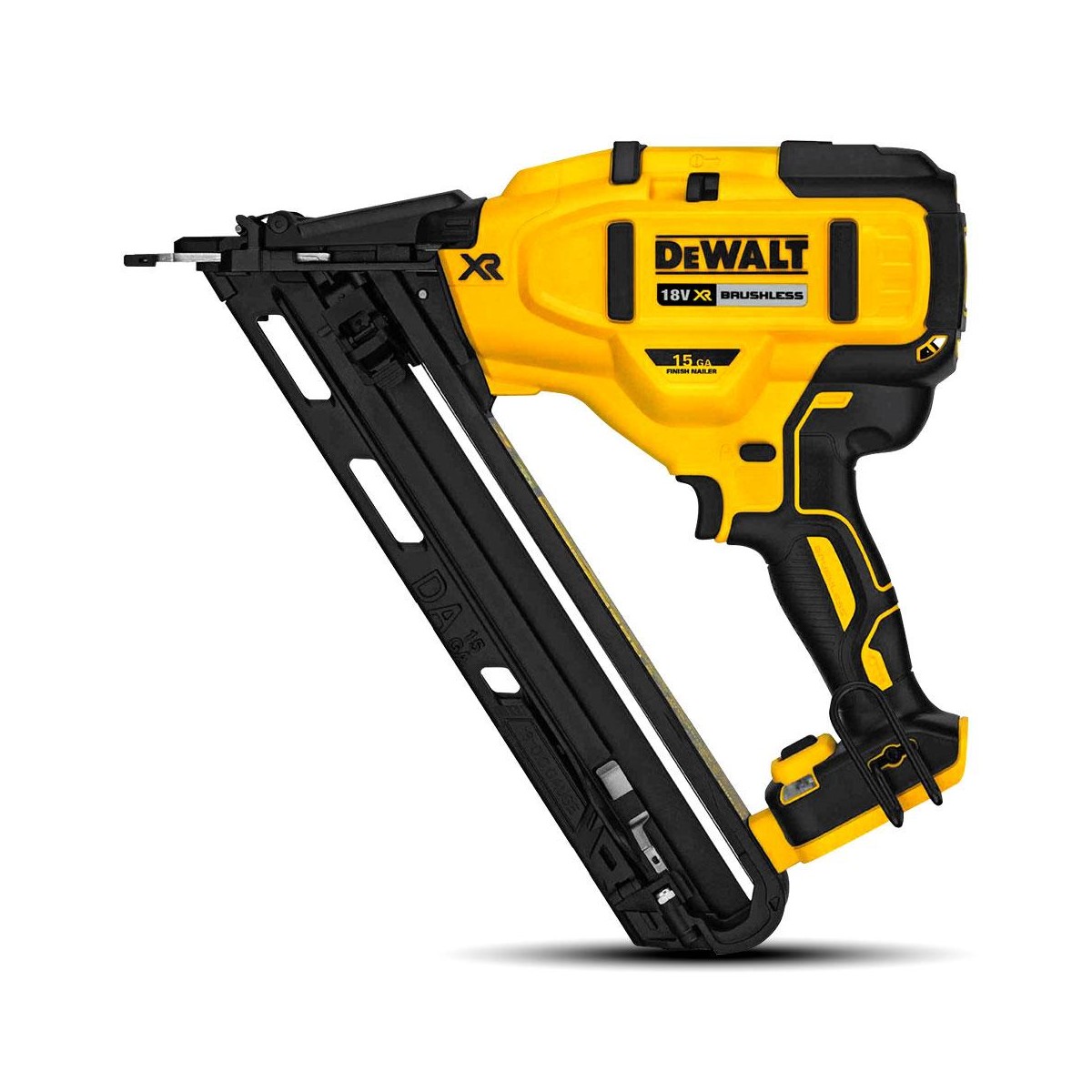 DeWalt Аккумуляторный гвоздезабивной молоток 15Ga, 18 В (без аккумулятора, зарядного устройства) DCN650N-XJ