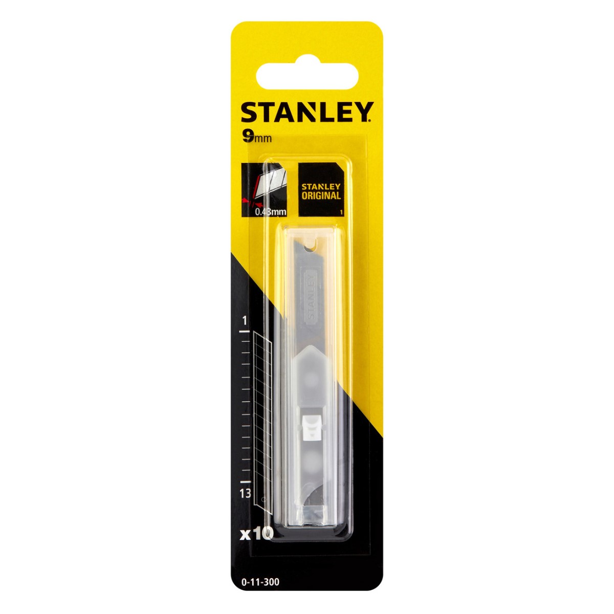 Stanley Запасные лезвия для ножей , nolaužami 9mm, 0-11-300 (10 шт.)