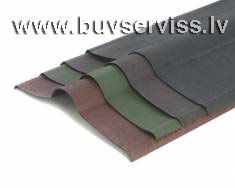 Onduline kore 1000x500mm, sarkana
