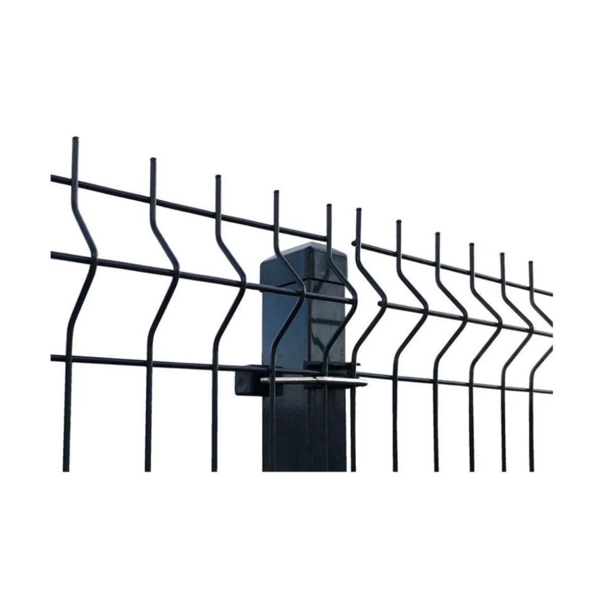Vilmars Žoga panelis 3D Antracīta pelēks, D4mm stieple, rūts 50x200mm
