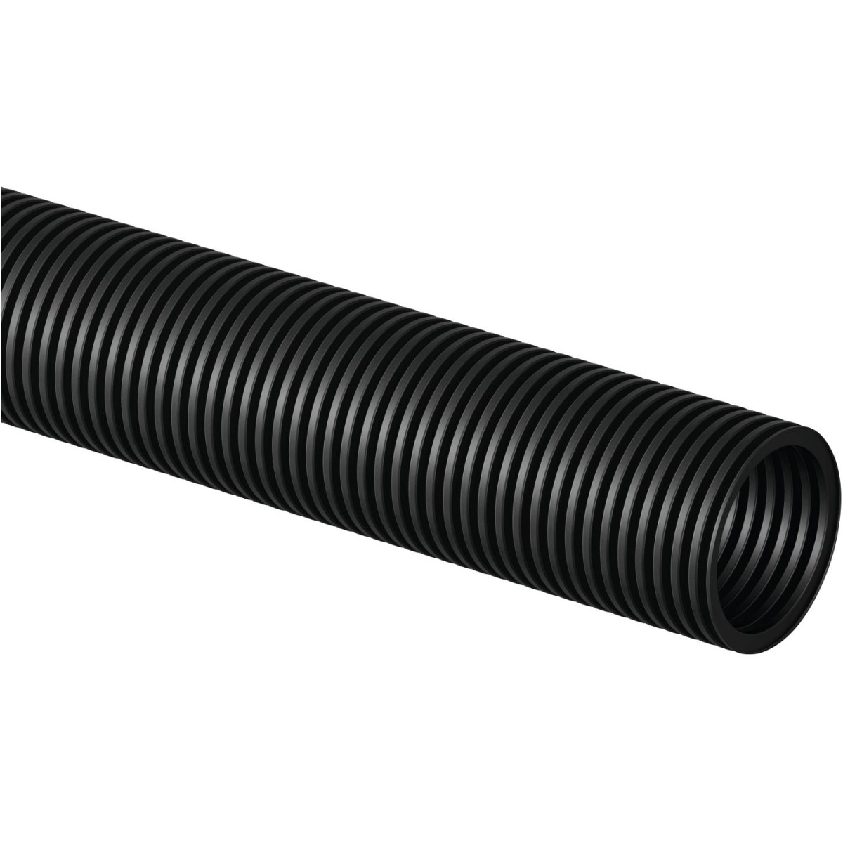 Uponor Teck Gofrēta aizsargcaurule, melna