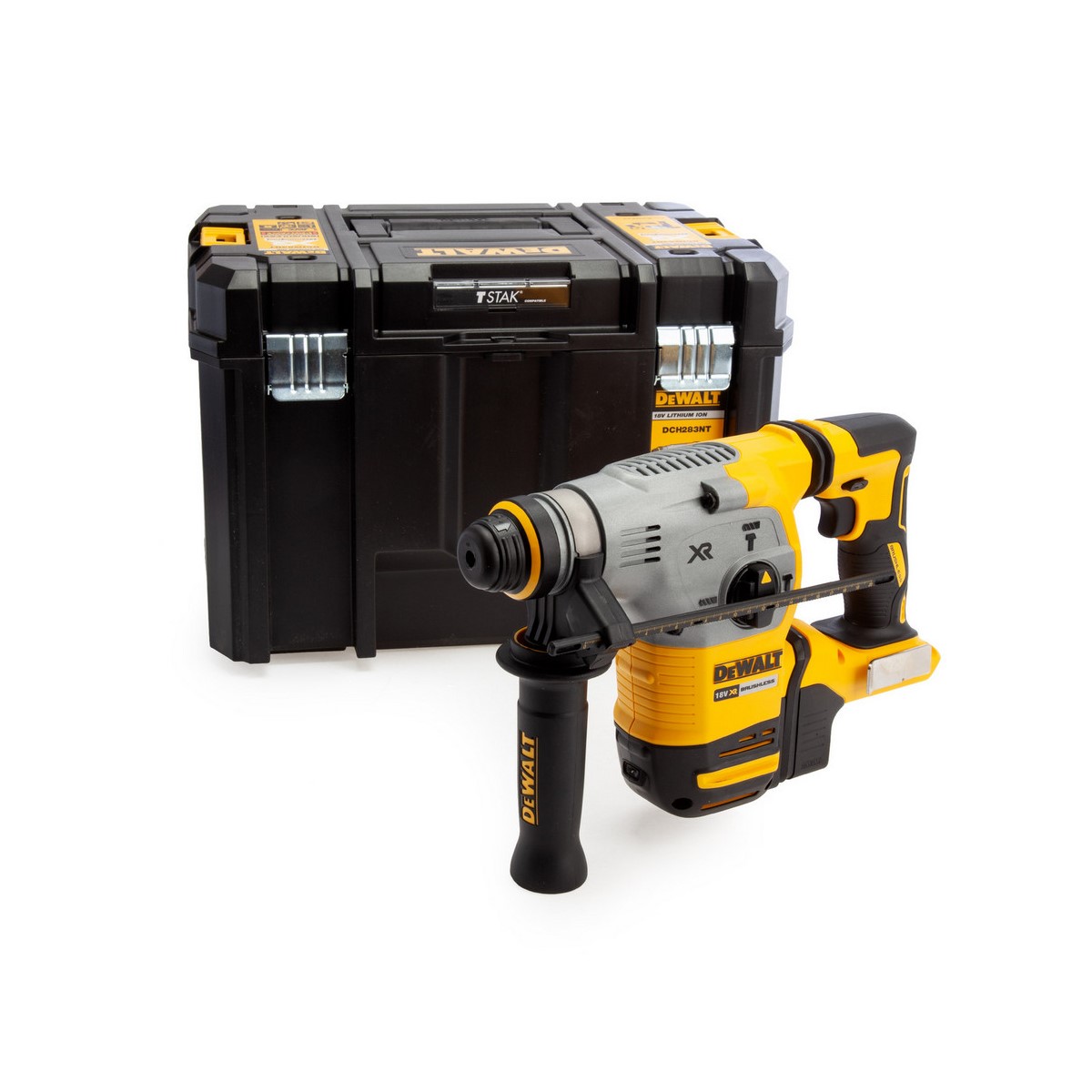 DeWalt Аккумуляторный перфоратор 18 В XR, 2.8J, SDS-Plus DCH283 DeWalt Akumulatora perforatos 18V XR, 2.8J, SDS-Plus (+koferis) DCH283NT-XJ