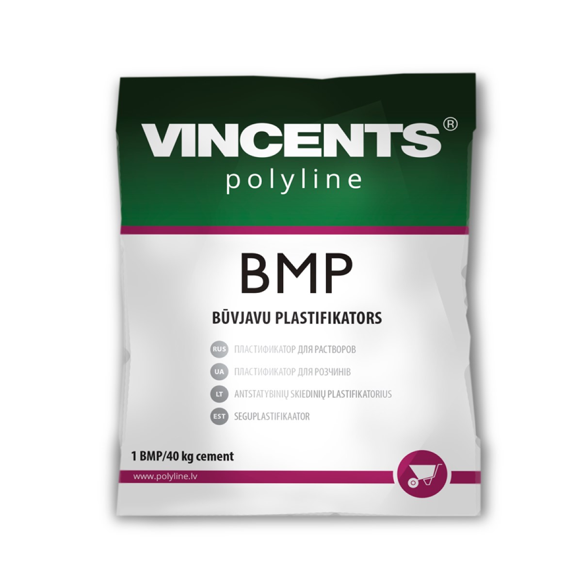 Vincents Polyline BMP Būvjavu plastificējoša piedeva