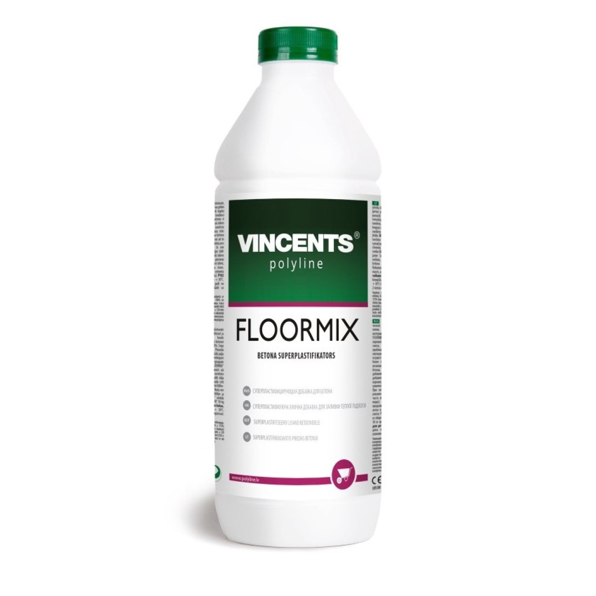 Vincents Polyline Floormix Суперпластифицирующая добавка для бетона и теплых полов , 1L