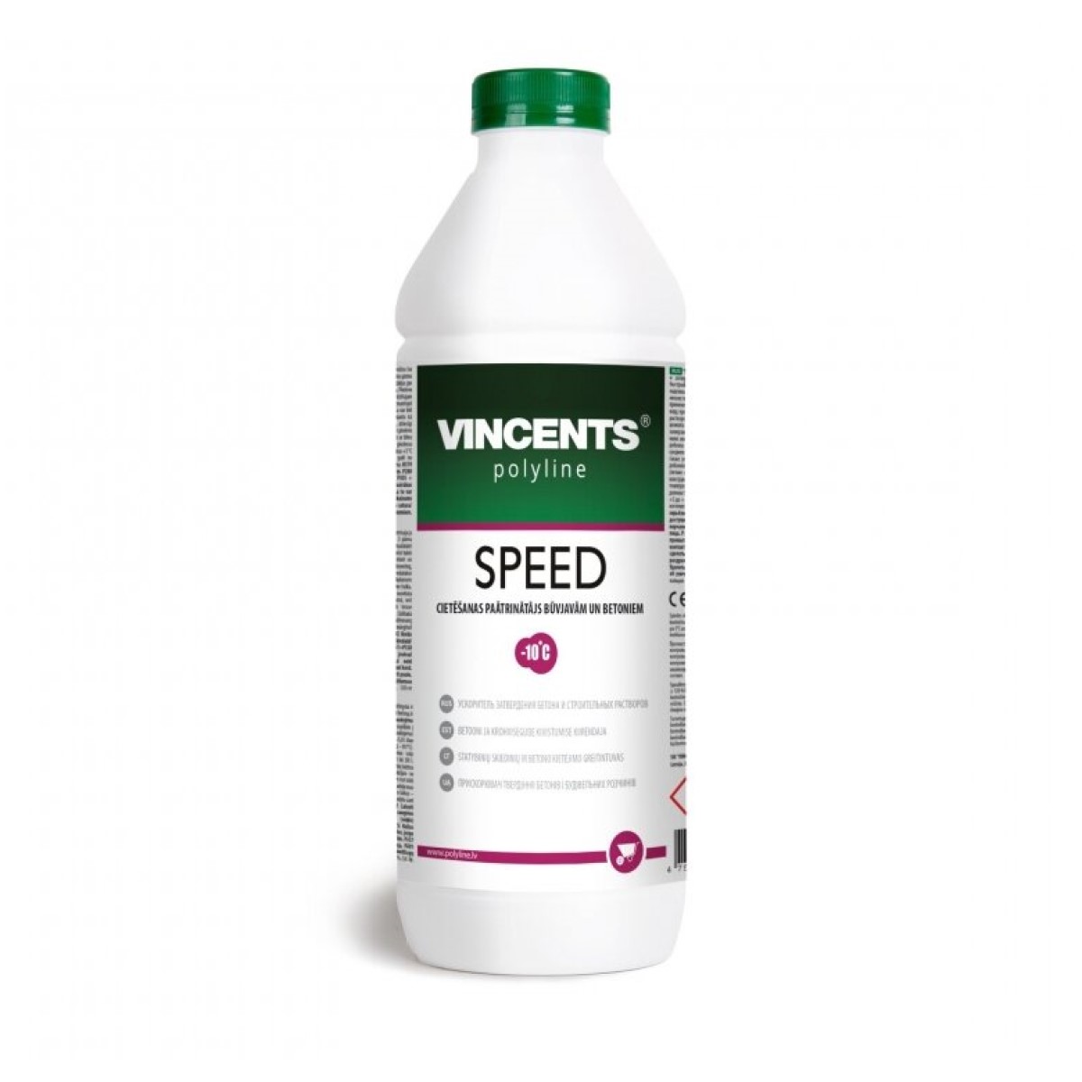 Vincents Polyline Speed cietēšanas paātrinātājs būvjavām un betoniem, 1L