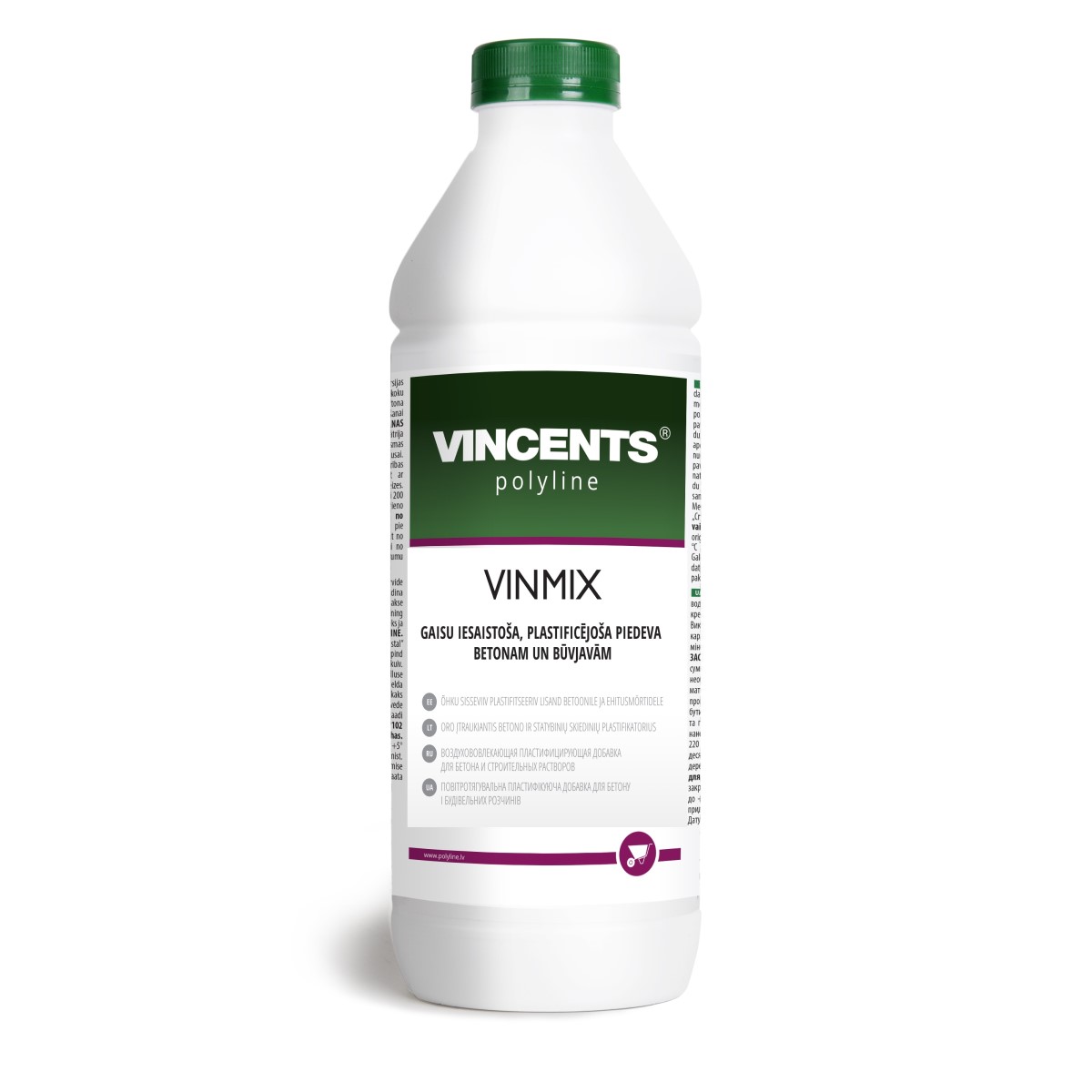 Vincents Polyline Vinmix būvjavu plastificējošā piedeva, 1L