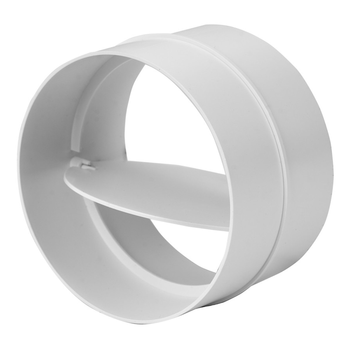 Europlast Соединение круглых каналов с клапаном пластмассовое, Ø125 мм
