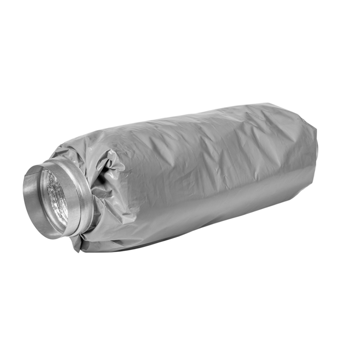 Europlast Lokanais trokšņu slāpētājs, izolācija 50mm, ārējās uzmavas Ø100mm-0.6m