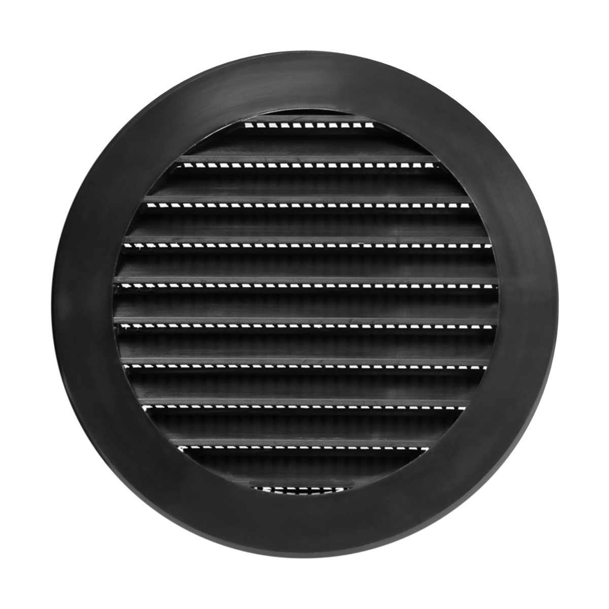 Europlast Решетка пластмассовая, круглая Ø100mm, melna