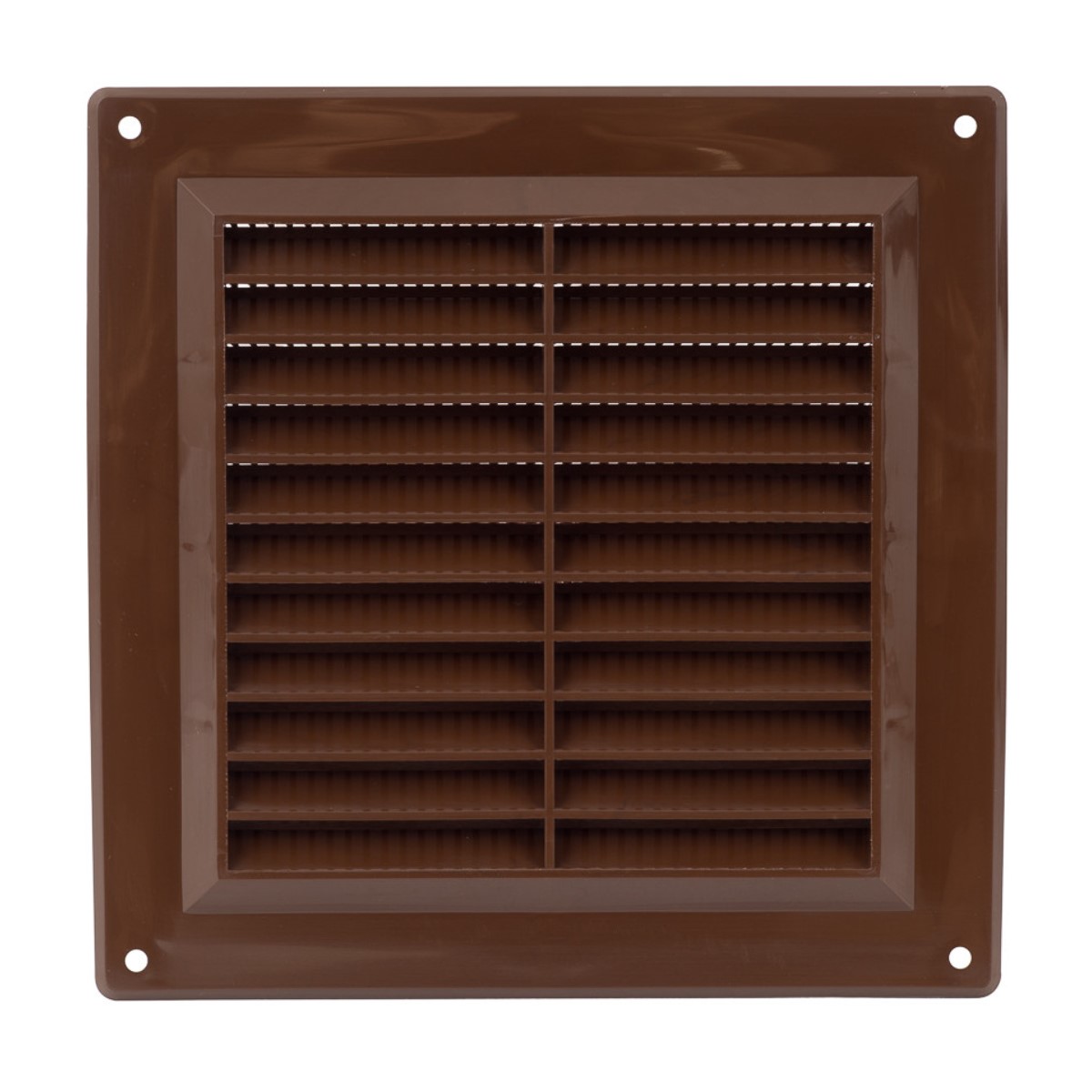Europlast Ventilācijas reste plastmasas 150x150mm, brūna