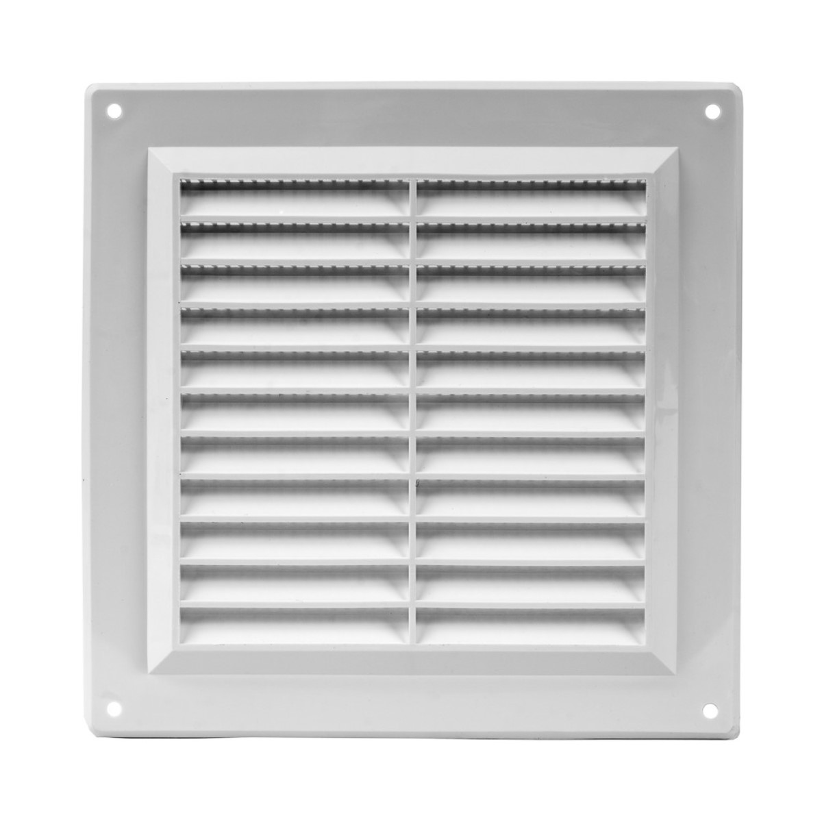 Europlast Вентиляционная решетка пластмассовая 150x150mm, balta