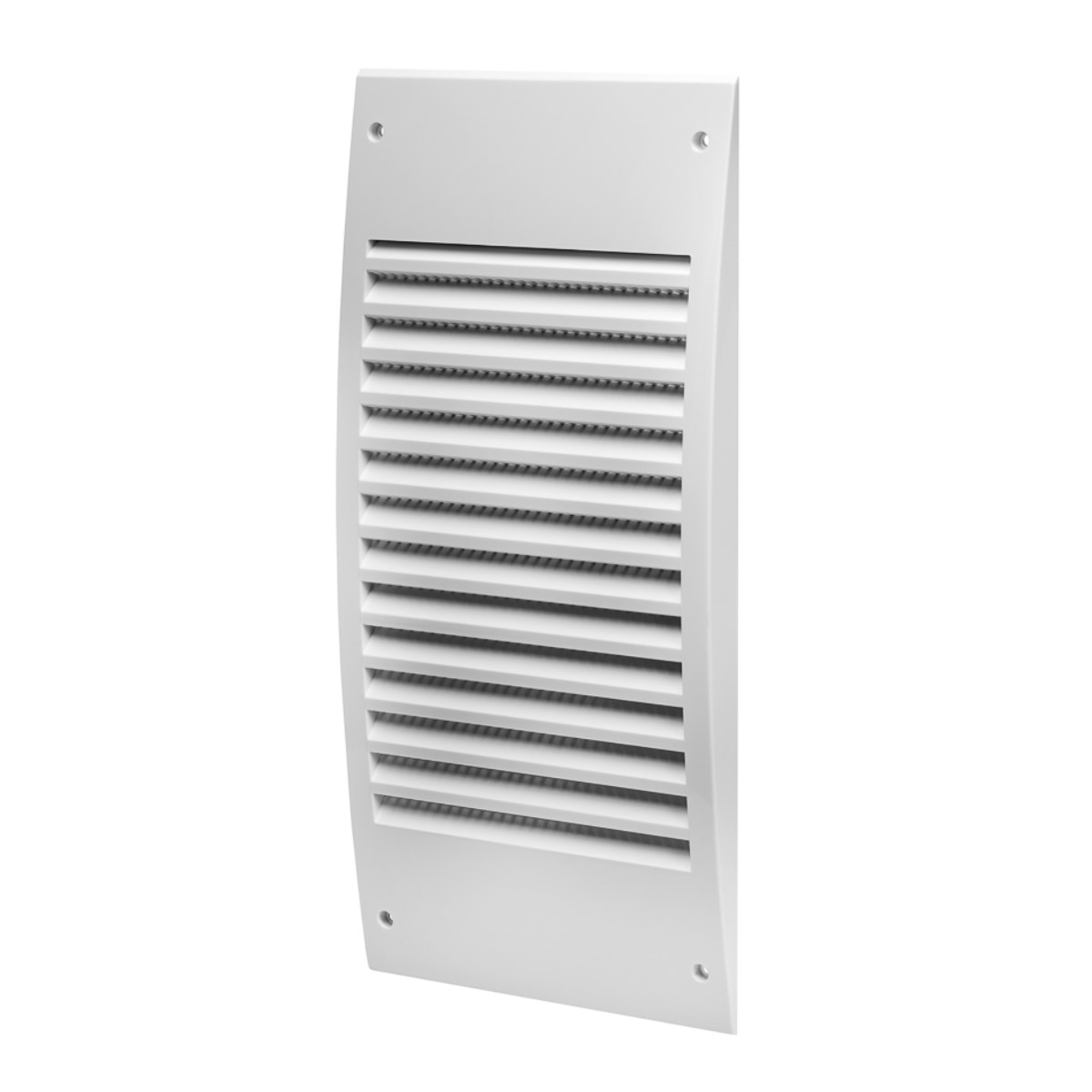 Europlast Прямоугольная пластмассовая решетка 140x300mm, balta